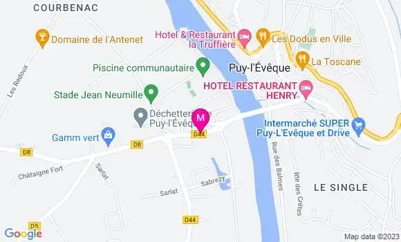 Localisation Mtre Ayroles Marie Christine