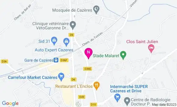Localisation Mtre Vigneres Cédric