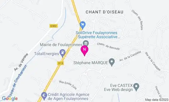 Localisation Mtre Da Ponte Liliane