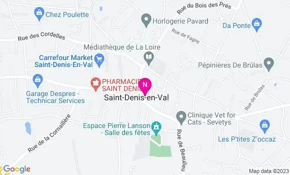 Localisation Mtre Larre Anne