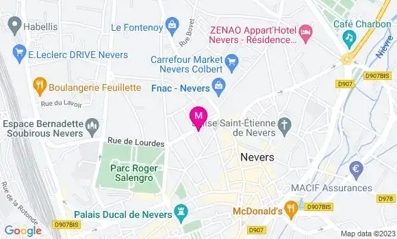Localisation Mtre Meunier François Xavier