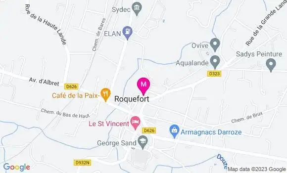 Localisation Mtre Bernadet Marion