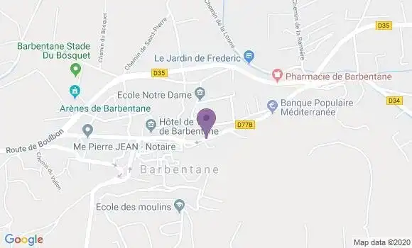 Localisation Mtre Jean Pierre