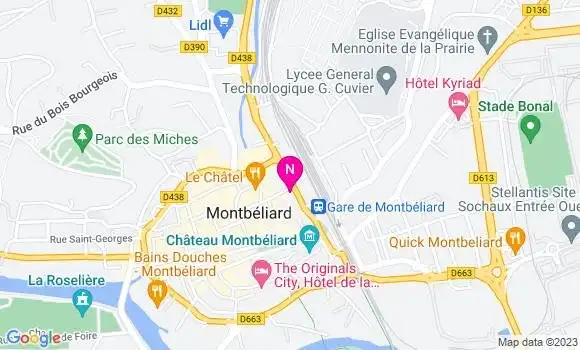 Localisation Mtre Darmon Evelyne