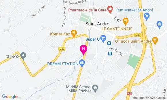 Localisation Mtre Martin Amaury