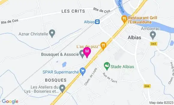 Localisation Mtre Bousquet Dulouart Valérie