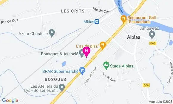 Localisation Mtre Bousquet Vincent