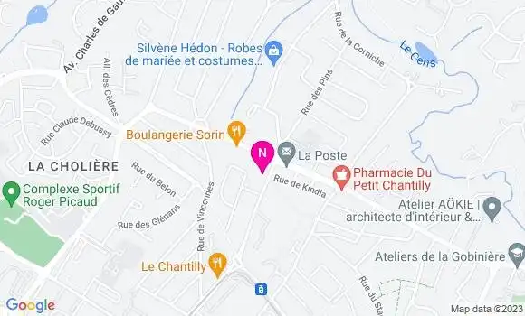 Localisation Mtre Chevestrier Hélène