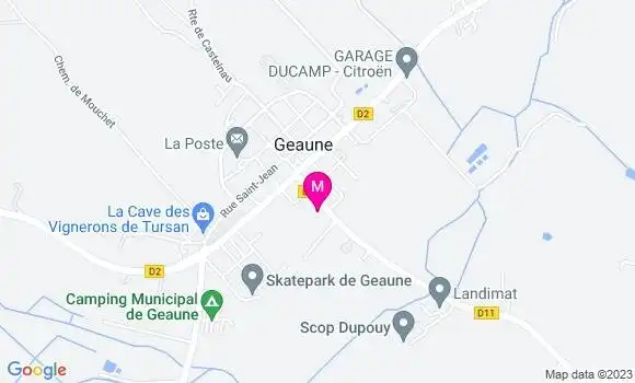 Localisation Mtre Gleyroux David