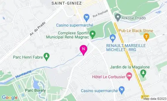 Localisation Mtre Fino Eric