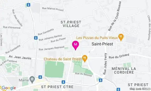 Localisation Mtre Pagliaroli Fournier Séverine