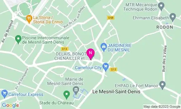 Localisation Mtre Chenailler Thomas