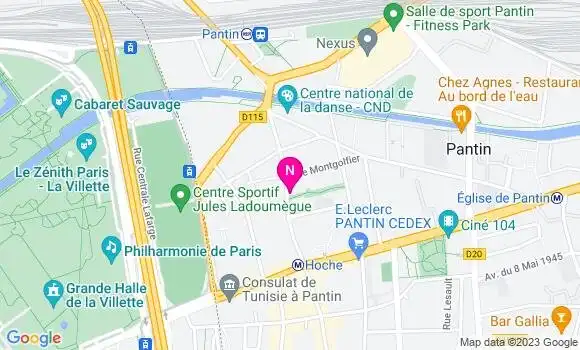 Localisation Mtre Pillon Xavier