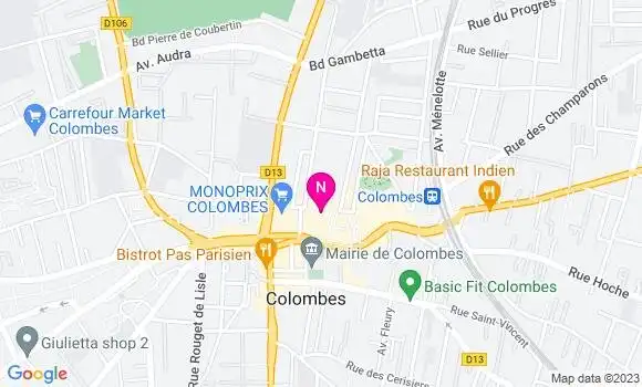 Localisation Mtre Paulin Vincent