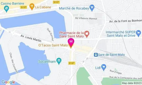 Localisation Mtre Salmon Sophie