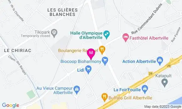 Localisation Mtre Mongellaz Sandra