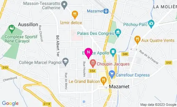 Localisation Mtre Halna Pascale