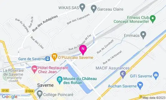 Localisation Mtre Gerard Lucas