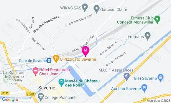 Localisation Mtre Nonnenmacher Christophe