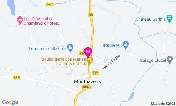 Localisation Mtre Chaboudez Nicolas