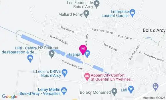 Localisation Mtre Delaunay Claire