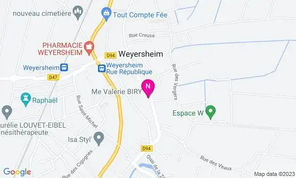 Localisation Mtre Tusch Dominique Déborah