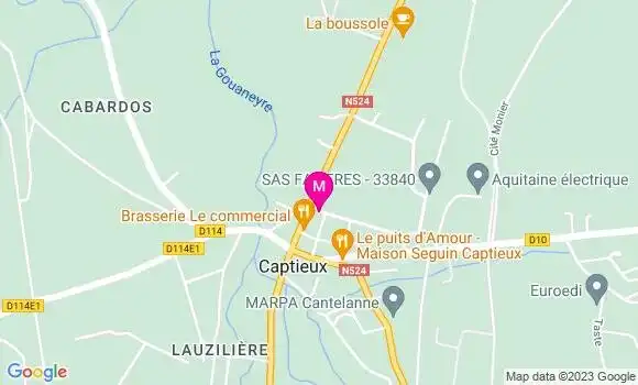 Localisation Mtre Lamarque Lagüe Sabrina