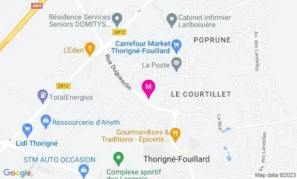 Localisation Mtre Bretonnet Camille