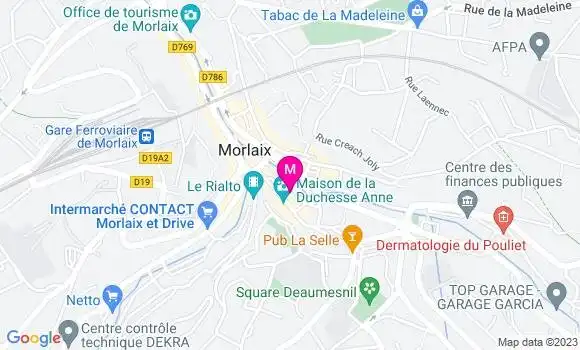 Localisation Mtre Le Luhandre Guénolée