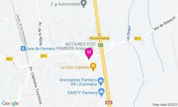 Localisation Mtre Lederac Pierre