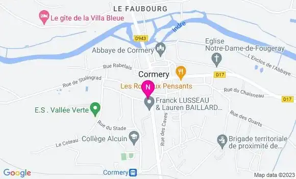 Localisation Mtre Bodin Nellie