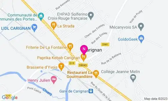 Localisation Mtre Bohn Jean Louis