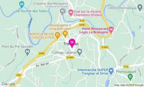 Localisation Mtre Cessac Meyrignac Pascale