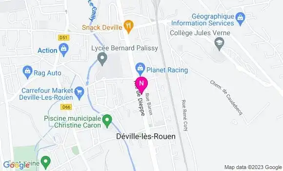 Localisation Mtre Malo Delphine
