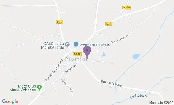 Localisation Mtre Lienard Chevigne Carole