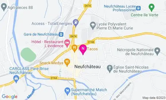 Localisation Mtre Thiebaut Philippe