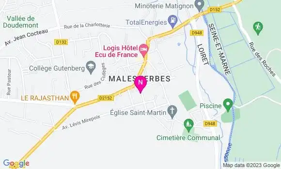 Localisation Mtre Halatre Bertrand