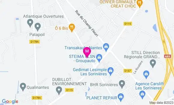 Localisation Mtre Oger Caroline