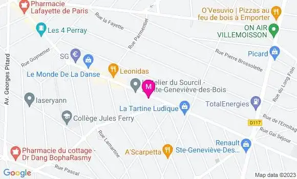 Localisation Mtre Labour Frédéric