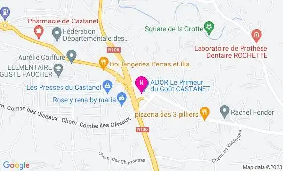 Localisation Mtre Alliez Sophie