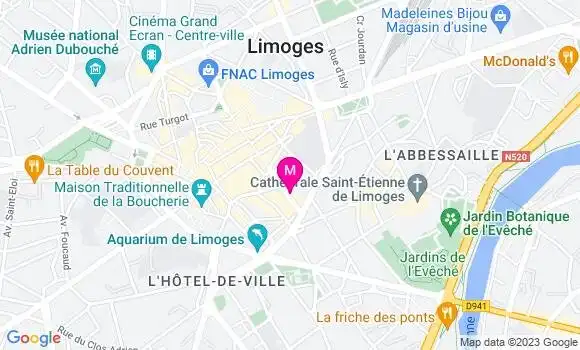 Localisation Mtre Martinat Pierre
