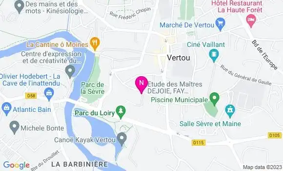Localisation Mtre Dejoie Louis