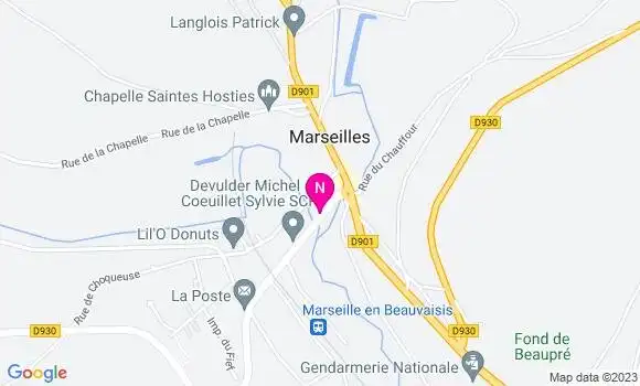 Localisation Mtre Devulder Michel