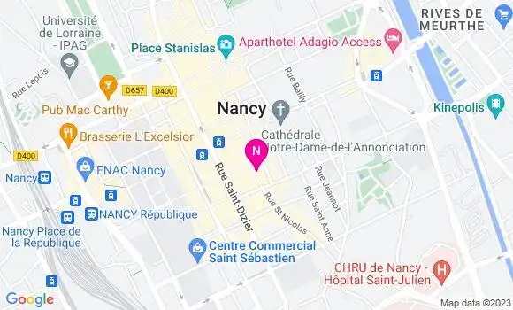 Localisation Mtre Paquin François Xavier