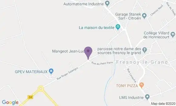 Localisation Mtre Mangeot Jean Luc