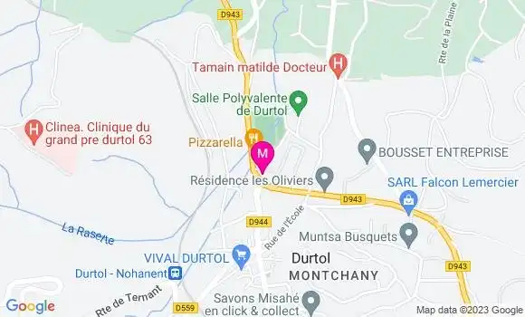 Localisation Mtre Augusto Maxime