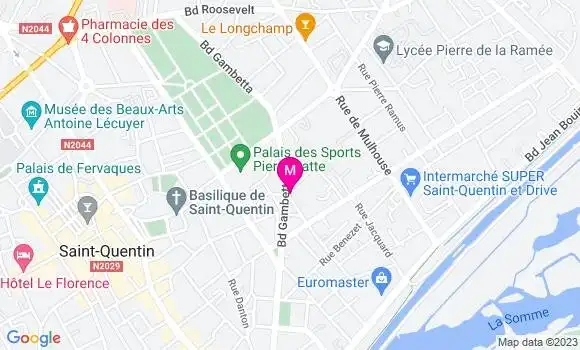 Localisation Mtre Lydiane Isabelle