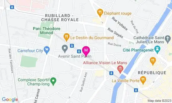 Localisation Mtre Laumaillé Frédéric