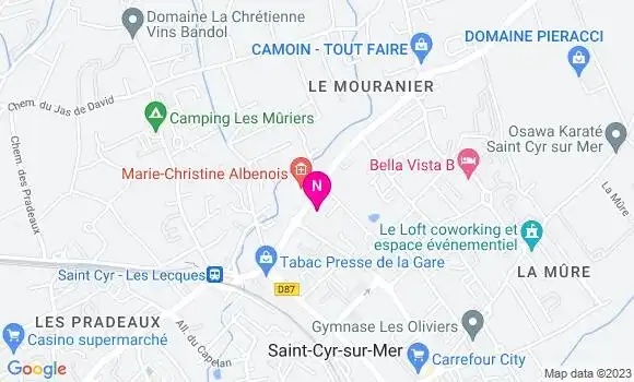 Localisation Mtre Laurito Varral Danielle