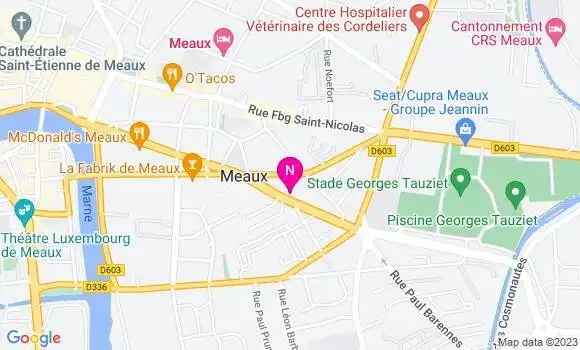 Localisation Mtre Dineur Isabelle